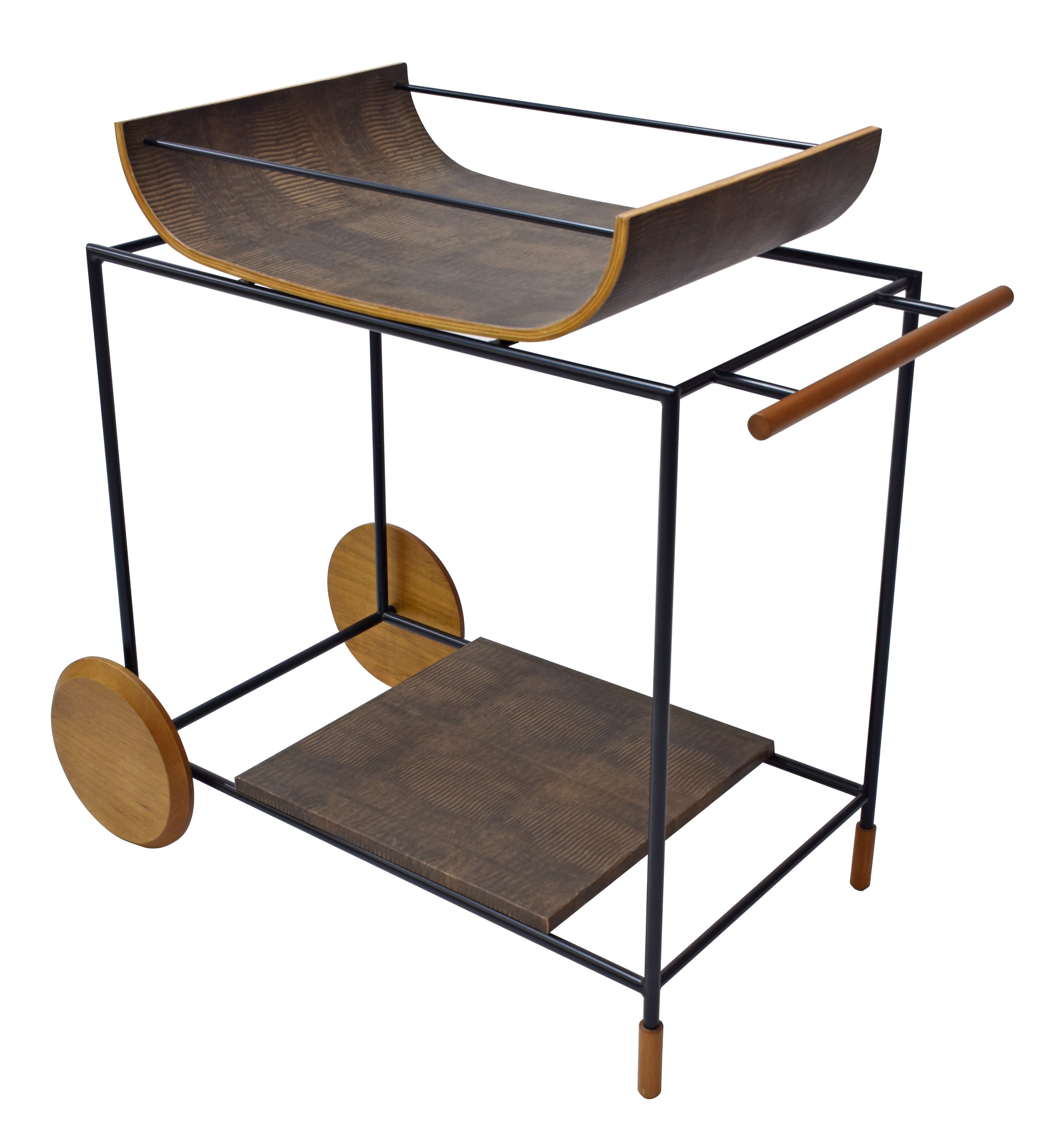 Anders Rustic Bar Cart - CharmyDecor